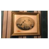AFTER LOUIS ICART ART DECO PRINT FRAMED
