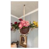 HANGING COPPER BASKER FLOWER POT