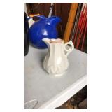 VNTG. RED CLIFF IRONSTONE SCALLOPED CREAMER