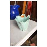 VNTG. CERAMIC PLANTER, USA