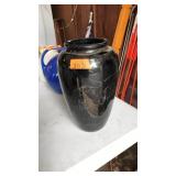 WORLDS FAIR 1934 ETCHED GLASS VASE