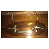 'RESERVED FOR THE MASTER' HUNTSMANS COAT RACK
