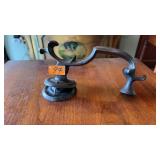 ANTIQUE CAST IRON DOOR KNOCKER