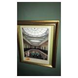 FRAMED PENNSYLVANIA STATION PRINT