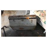 METAL TOOL BOX WITH ASST. TOOLS