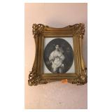 GOLD GILT FRAMED VICTORIAN PORTAIT
