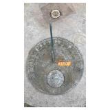 DECORATIVE GARDEN SUNDIAL