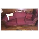ANTIQUE FEDERAL STYLE WOOD CARVED SOFA