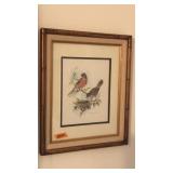 PAUL WHITNEY HUNTER FRAMED LITHOGRAPH