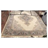 ORNATE AREA RUG WOOL