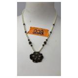 STERLING & PEARL NECKLACE