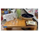 LOT OF ASST HOUSEHOLD DECOR & CRYSTAL