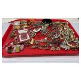 TRAY OF ASST CUSTUME JEWELRY