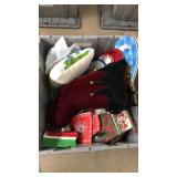 BOX OF ASST CHRISTMAS DECOR
