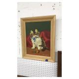 ROSE AMATO FRAMED OIL ON CANVAS
