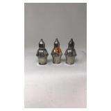 3 COUGHLIN CREATIONS STERLING WEIGHTED S&P SHAKERS