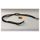 MEXICAN STERLING & ABALONE BOLO