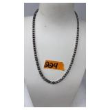 STERLING BEADED NECKLACE