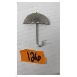 STERLING SILVER UMBRELLA BROOCH