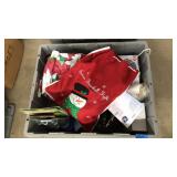 BOX OF ASST CHRISTMAS DECOR