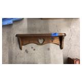 HEART SHAPED WALL SHELF