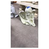 PLASTIC OUTDOOR ANGEL FIGURAL