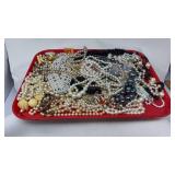 TRAY OF ASST COSTUME JEWELRY