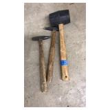 SLEDGE HAMMER & 2 PICKS