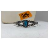 STERLING & TURQUOISE BRACELET