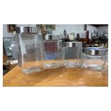 4 PC KITCHEN CANNISTER SET