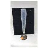 DUCHIN SILVER STERLING WEIGHTED & GLASS VASE