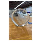 MATS JOHNSON SIGNED SWEDISH PAPERWEIGHT