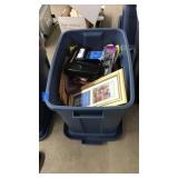 BOX OF ASST HOUSE DECOR & ETC