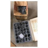 BOX OF HARDWARE & FASTENERS