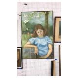 ROSE MCADAMS OIL ON CANVAS PORTRAIT