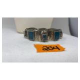 STERLING & TURQUOISE BRACELET