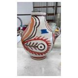 ITALIAN MADE & SIGNED LARGE POTTERY VASE