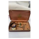 MENS JEWELRY BOX & CONTENTS