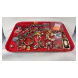 TRAY OF ASST COSTUME JEWELRY