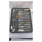 SILVERED BUTTER KNIVES