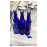 COBALT BLUE GLASS LOT