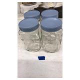 GOLDEN HARVEST 4 CANNISTER SET W/ LIDS