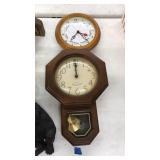 ELGIN WALL CLOCK & 7 DAY CLOCK