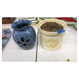 2 POTTERY VASES