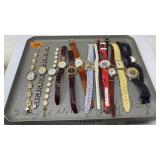 TRAY OF ASST LADIES WIRST WATCHES