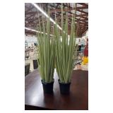 2 FAUX SNAKE PLANTS