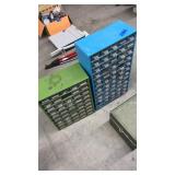 2 HARDWARE CABINETS & CONTENTS