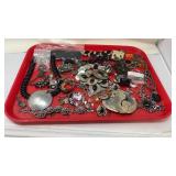TRAY OF ASST CUSTUME JEWELRY