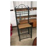GREEN METAL BAKERS RACK