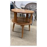 WOOD SIDE TABLE